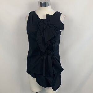 Robert Rodriguez black with flower tank top